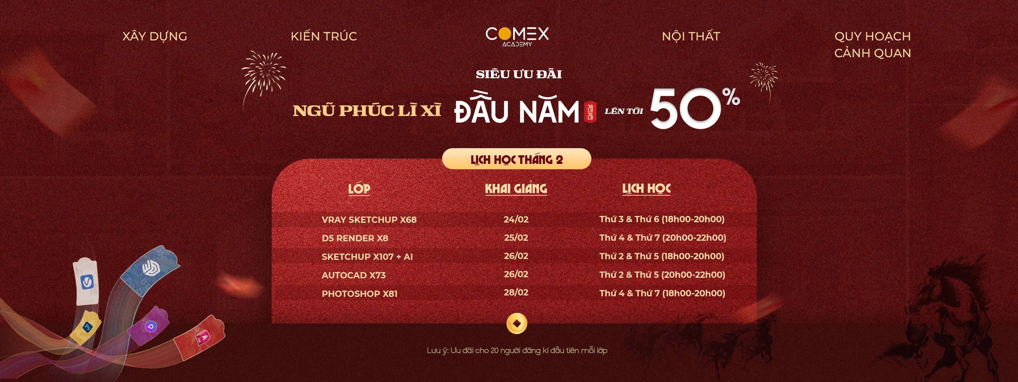 LỊCH HỌC THÁNG 1