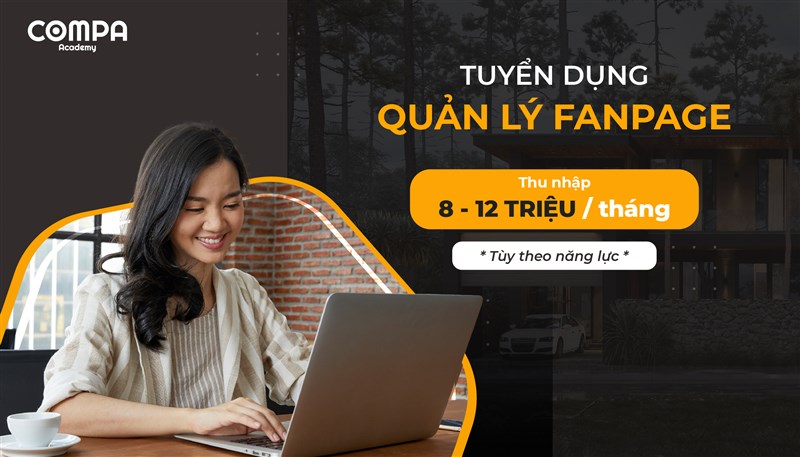 Compa Academy tuyển dụng vị trí Quản lý Fanpage