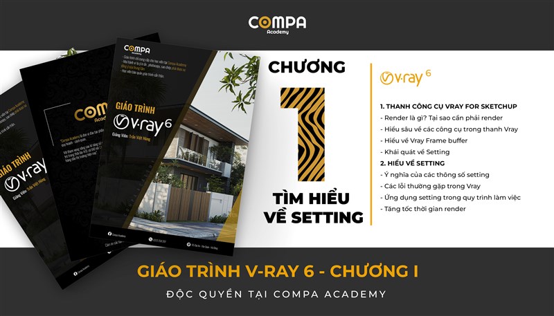 GIÁO TRÌNH V-RAY 6 - CHƯƠNG I: TÌM HIỂU VỀ SETTING
