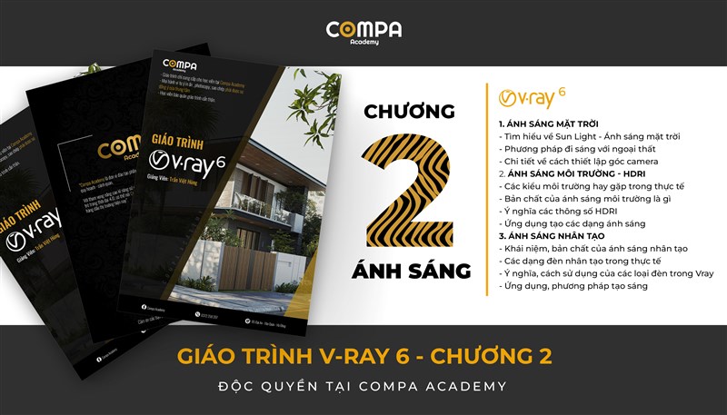 GIÁO TRÌNH V-RAY 6 - CHƯƠNG II: ÁNH SÁNG