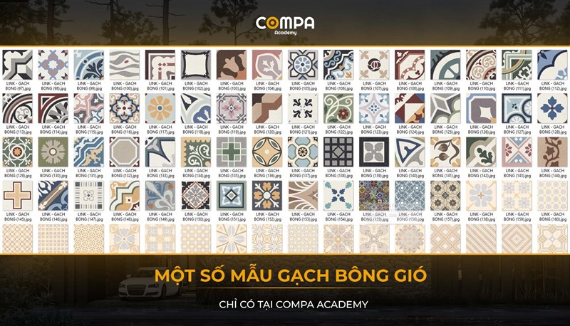 MỘT SỐ MẪU GẠCH BÔNG GIÓ