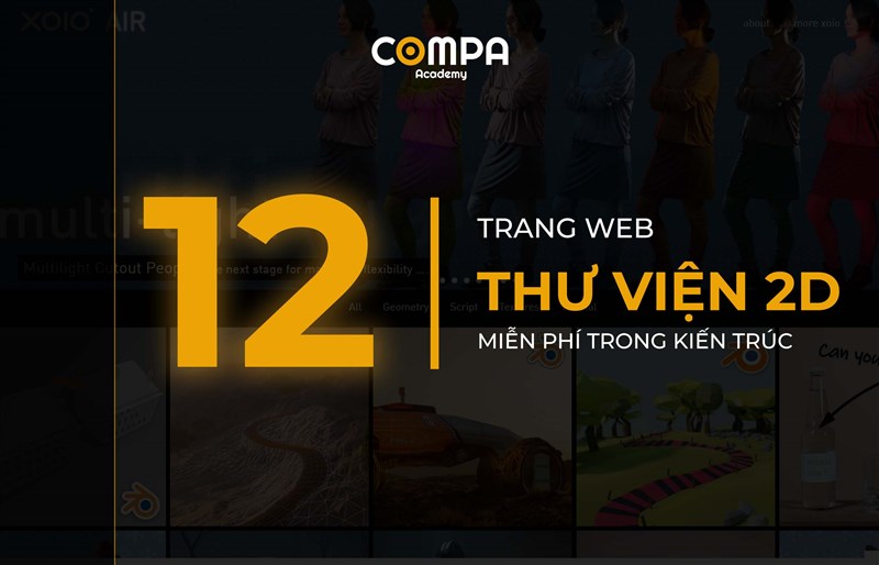12 TRANG WEB THƯ VIỆN 2D MIỄN PHÍ TRONG KIẾN TRÚC