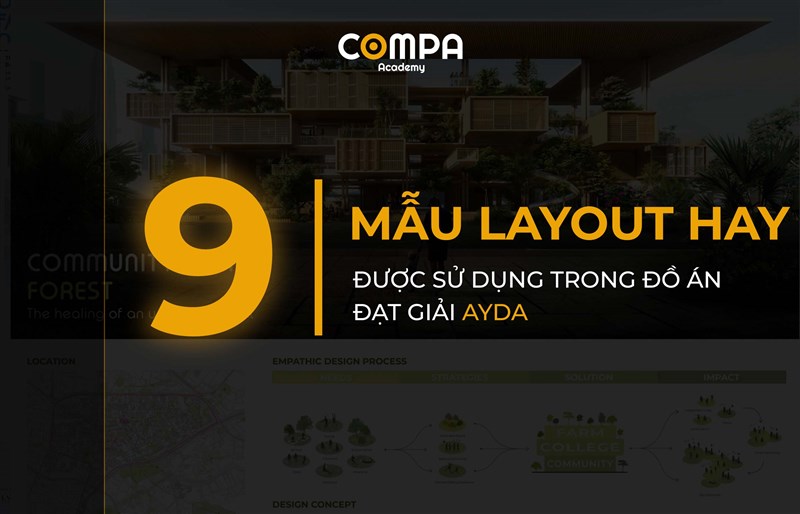 9 MẪU LAYOUT HAY ĐƯỢC SỬ DỤNG TRONG ĐỒ ÁN ĐẠT GIẢI AYDA