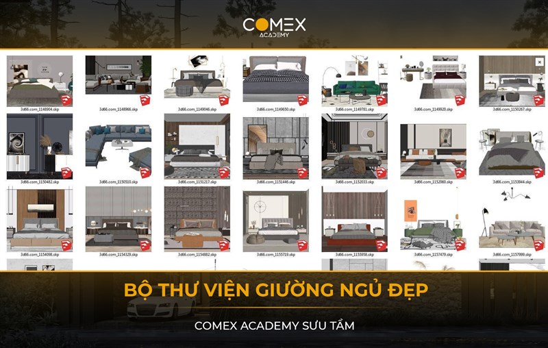 COMEX ACADEMY SHARE TẶNG BỘ THƯ VIỆN GIƯỜNG ĐẸP 
