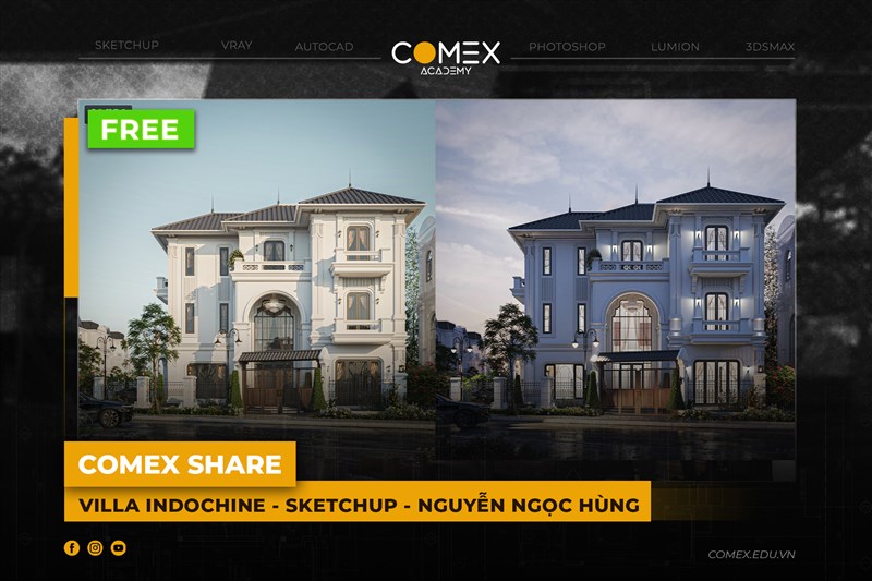 COMEX ACADEMY SHARE FILE SKETCHUP INDOCHINE - NGUYỄN NGỌC HÙNG