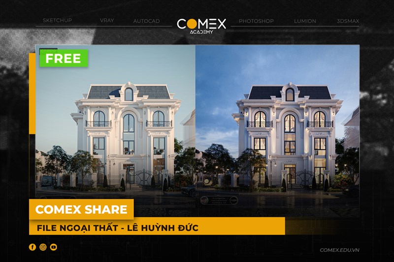COMEX ACADEMY SHARE NGOẠI THẤT - LÊ HUỲNH ĐỨC 