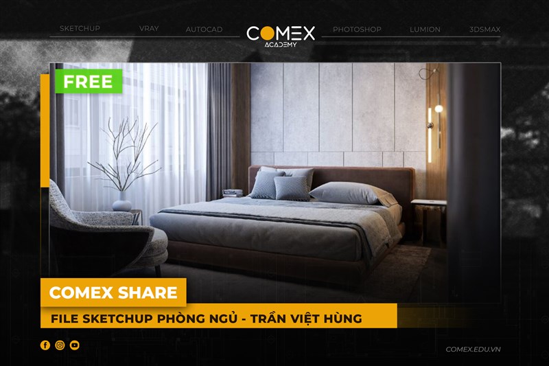COMEX ACADEMY SHARE FILE SKETCHUP BEDROOM