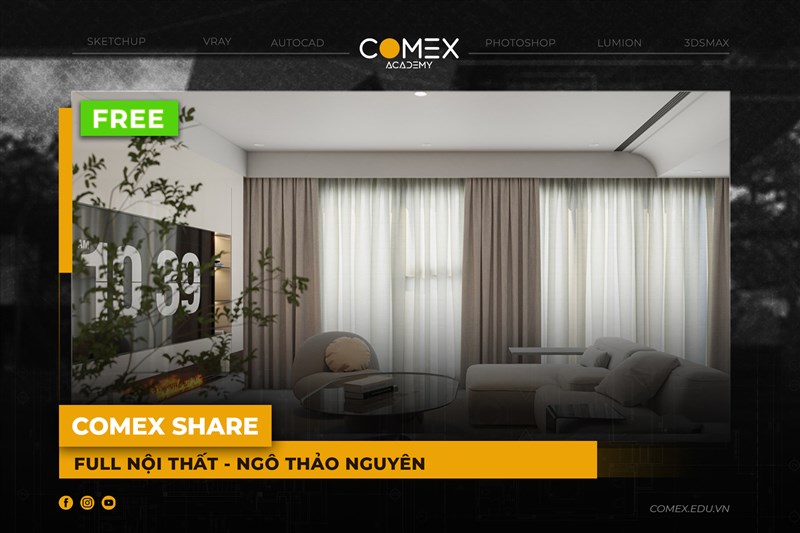 COMEX ACADEMY SHARE  FULL NỘI THẤT - NGÔ THẢO NGUYÊN 