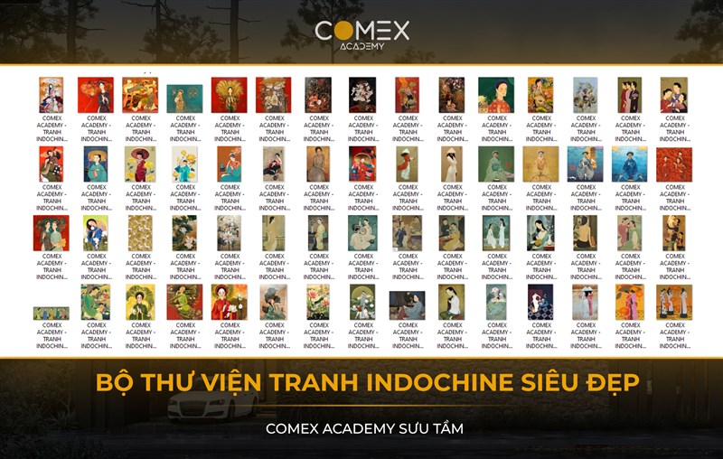 BỘ TRANH INDOCHINE 2025 SIÊU ĐẸP